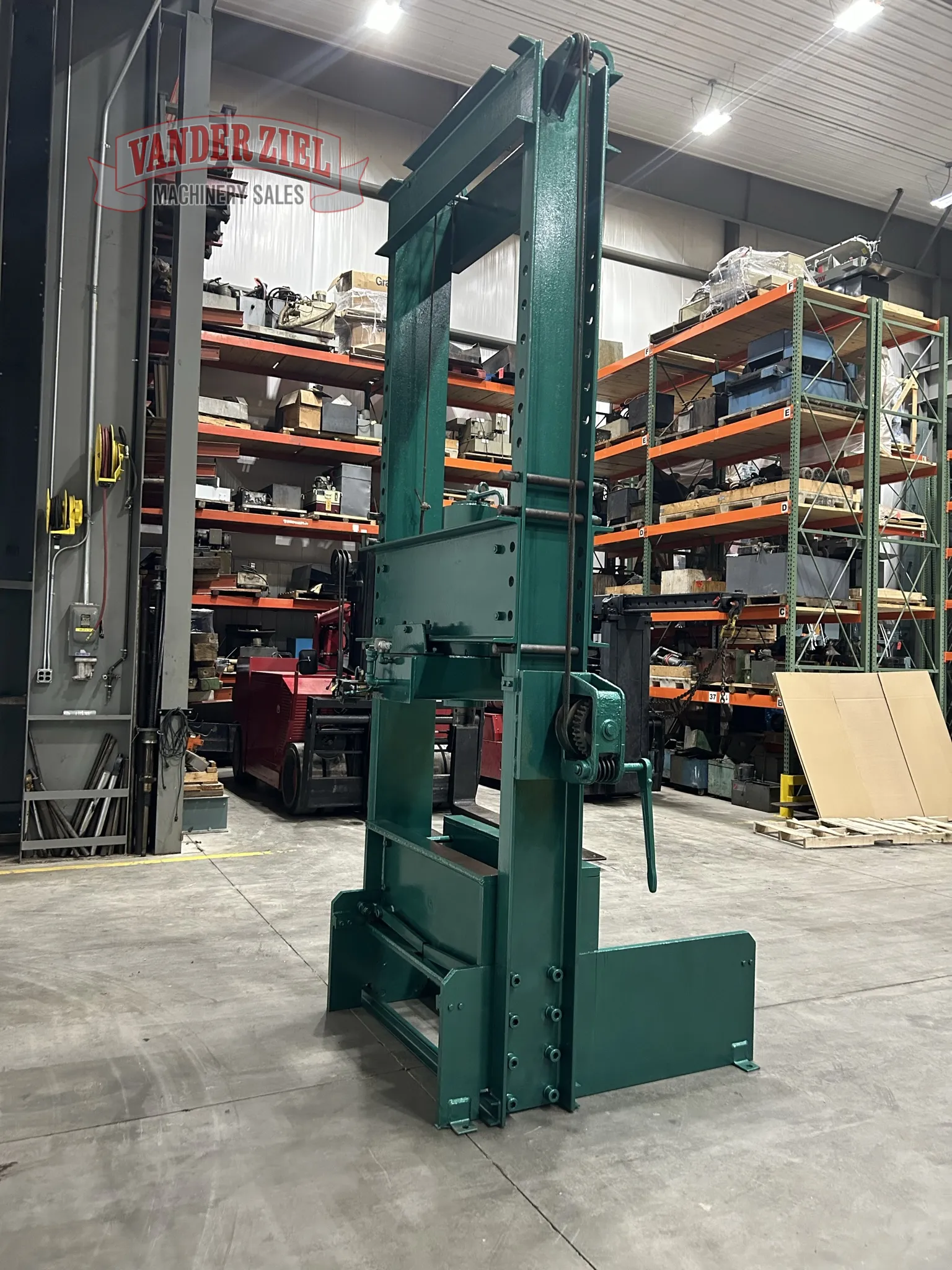 150 Ton, Dake #42-312, Air Operated H-Frame Press, 48" Between Uprights, 30" Table Travel, 16" Ram Travel - Image 6