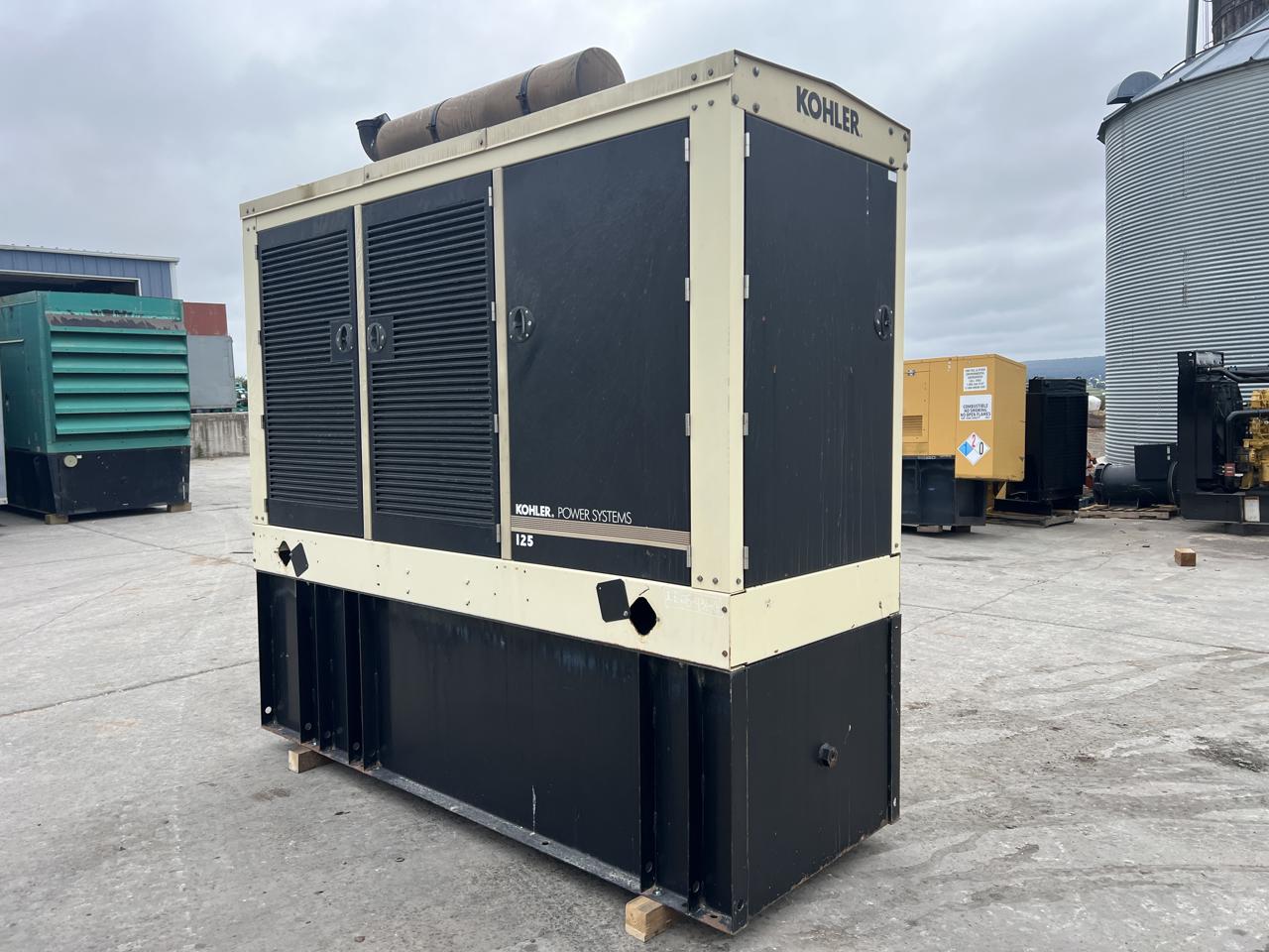 125 KW Kohler #125REOZJD, Generator, w/Enclosure & Base Fuel Tank, 6.8L Diesel Engine, 12-Wire, 1/3 Phase, 60 - Image 2