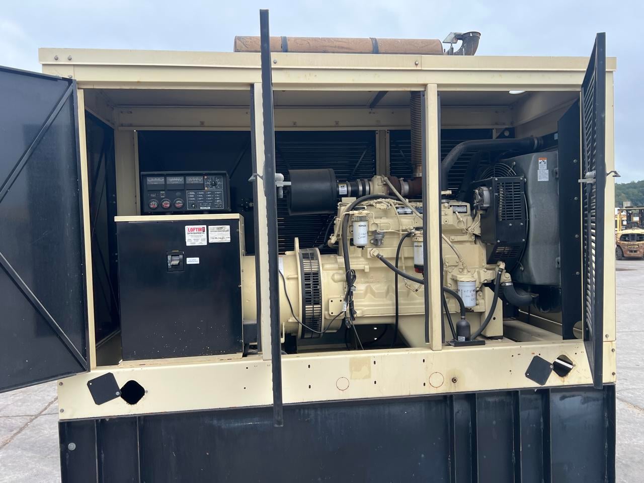 125 KW Kohler #125REOZJD, Generator, w/Enclosure & Base Fuel Tank, 6.8L Diesel Engine, 12-Wire, 1/3 Phase, 60 - Image 5