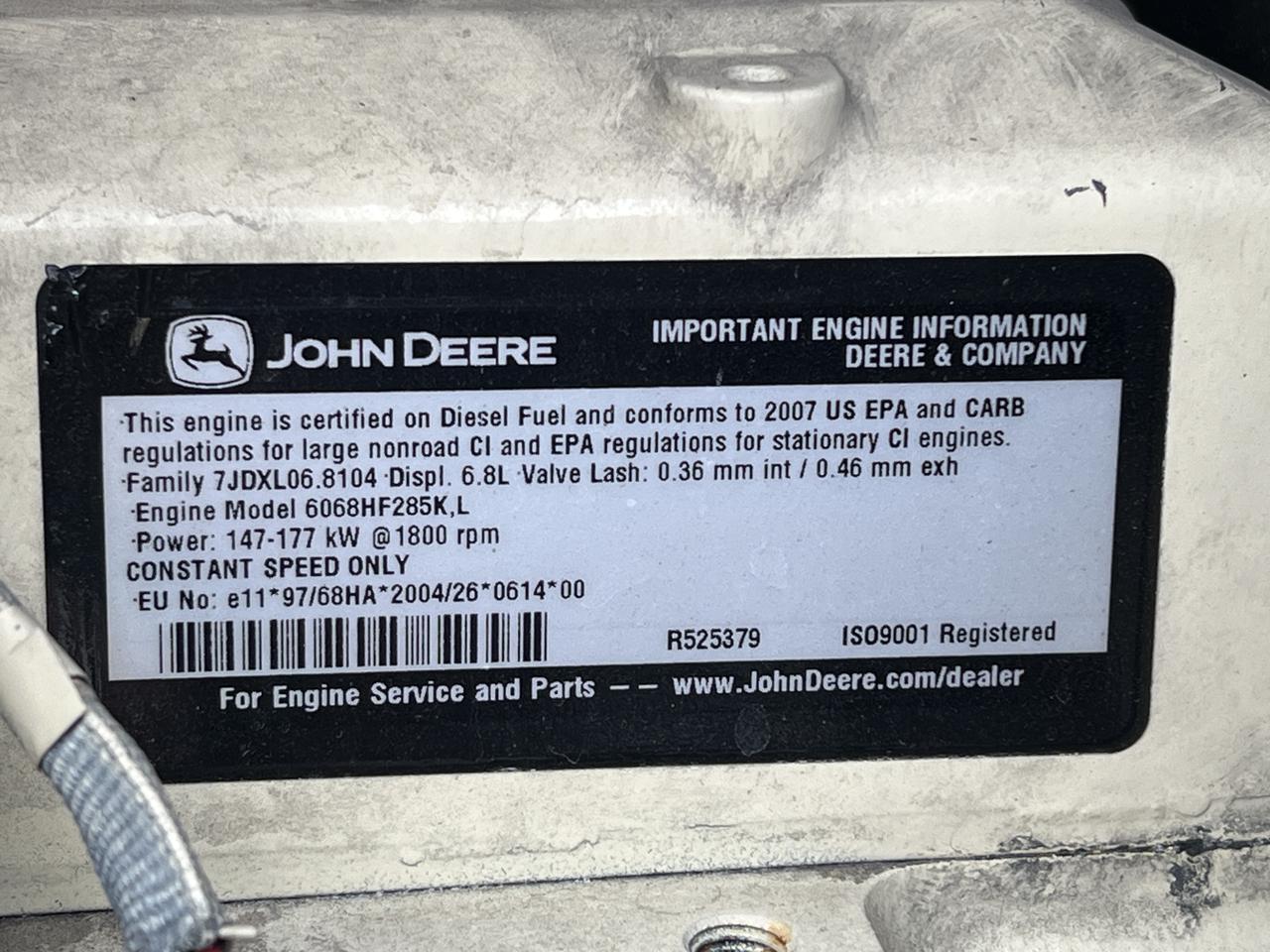 125 KW Kohler #125REOZJD, Generator, w/Enclosure & Base Fuel Tank, 6.8L Diesel Engine, 12-Wire, 1/3 Phase, 60 - Image 7