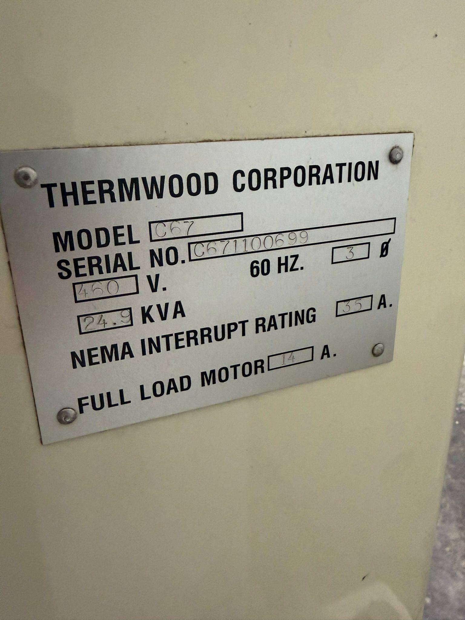 Thermwood #C67, 5-Axis CNC Router, 60" X, 60" Y, 24" Z, 5' x 5' Table, 0-900 IPM, 8 HP, 18000 RPM, 220/440 V - Image 6