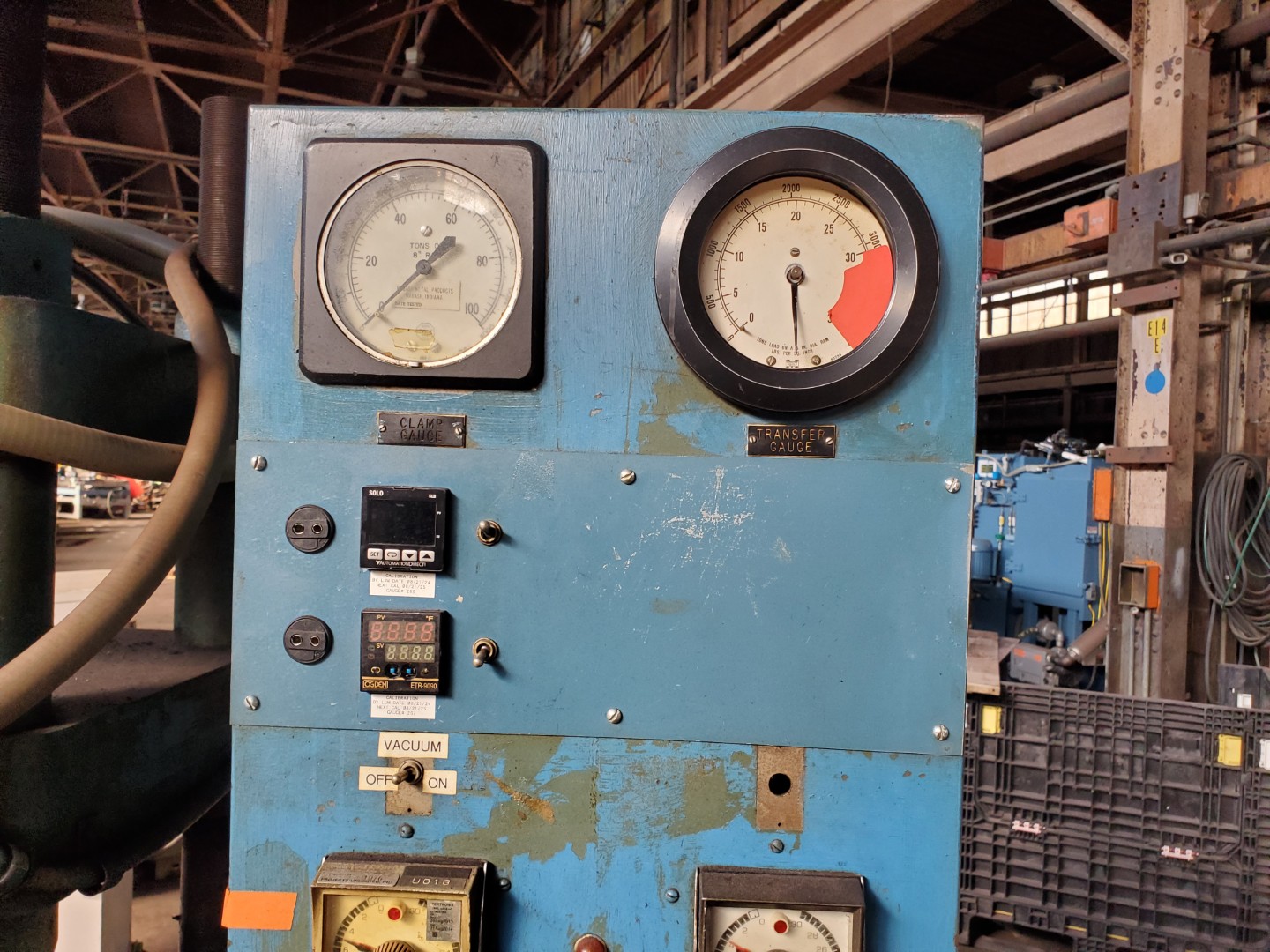 75 Ton, Wabash, Transfer Press, 4-Post, 7/18" Stroke, 15" x 15" Platens - Image 8
