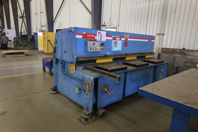 1/4" Americor #1025, Shear, w/10' x 8' Roller Table - Image 1