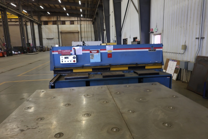 1/4" Americor #1025, Shear, w/10' x 8' Roller Table - Image 2