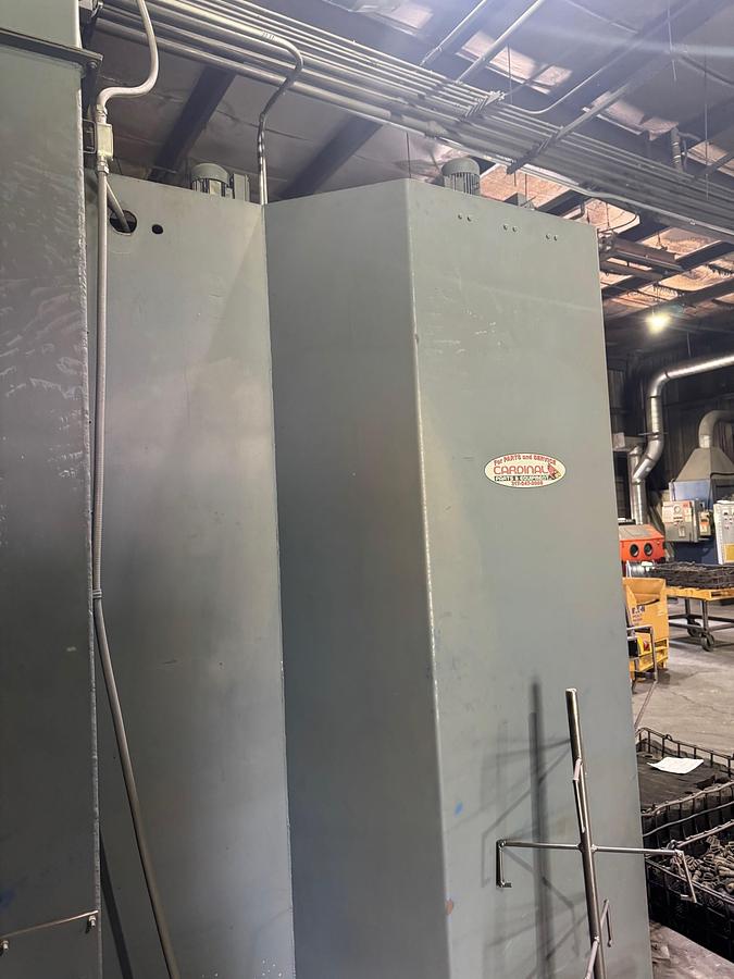 Wheelabrator #WS-4/210, Spinner Hanger, (2) Wheels, 5000 lbs. capacity, 48" diameter x 24" H, 10 HP per Wheel - Image 10
