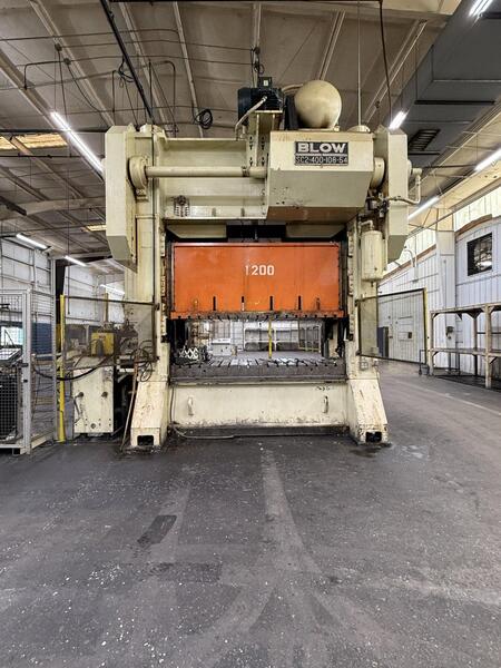 400 Ton, Blow #SC2-400-108-54, Straight Side Mechanical Stamping Press, 108" x 54" Bed & Ram Size, 10" - Image 2