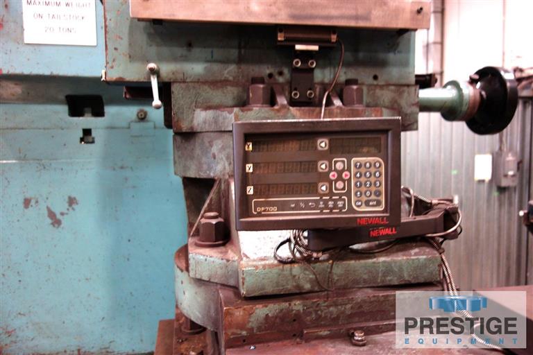 129" x 531" Giana #GFP-24, heavy duty manual lathe, 78.74" chuck, 5.9" hole, 4 Steady Rest, inch/metric - Image 8