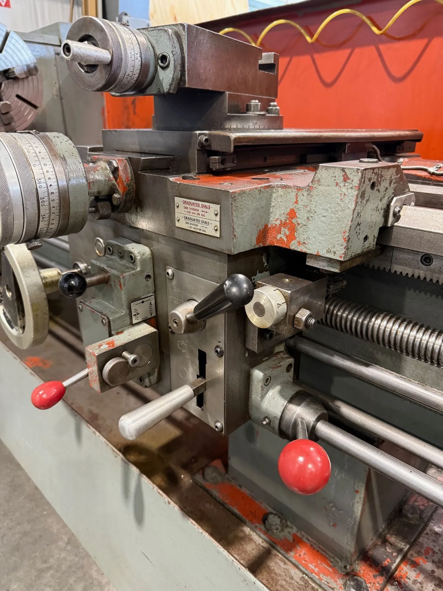 20" x 120" Standard Modern #20120, engine lathe, 15.5" 4-jaw chuck, 3.06" bore, 15 HP, 27-1600 RPM - Image 10