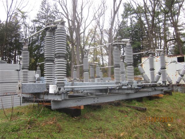 1200 Amp. SOUTHERN STATES, No. EV, 145000 Volts, manually operated, HZ MT - VT BK, 61KA - Image 1