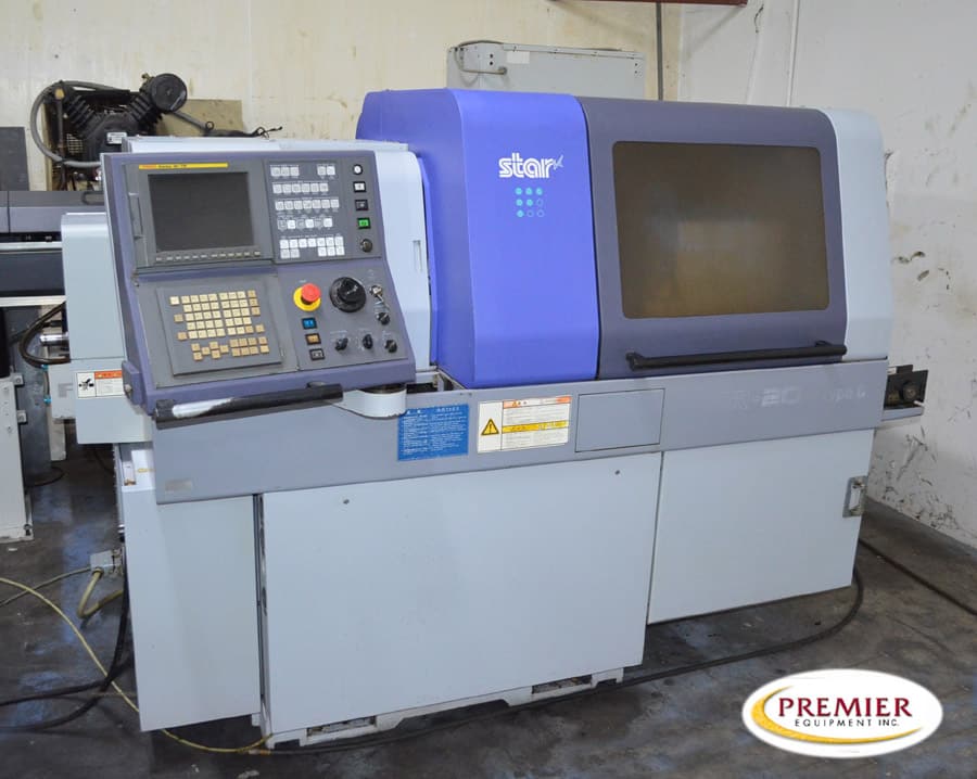 Star #SR-20J type C, CNC swiss type lathe, .781" diameter, Fanuc Series 18i-TB, Edge Technologies FMB Turbo - Image 1