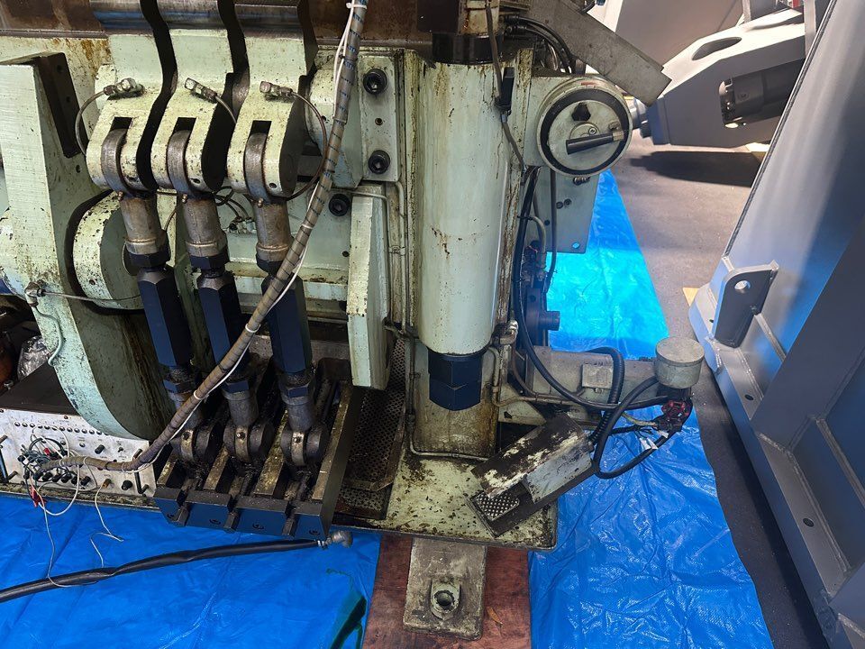 75 Ton, Asahi Seiki #MTP5-51, transfer press, 3" stroke, 18" Shut Height, 14 station die, 3.5" pitch, 25-100 - Image 5