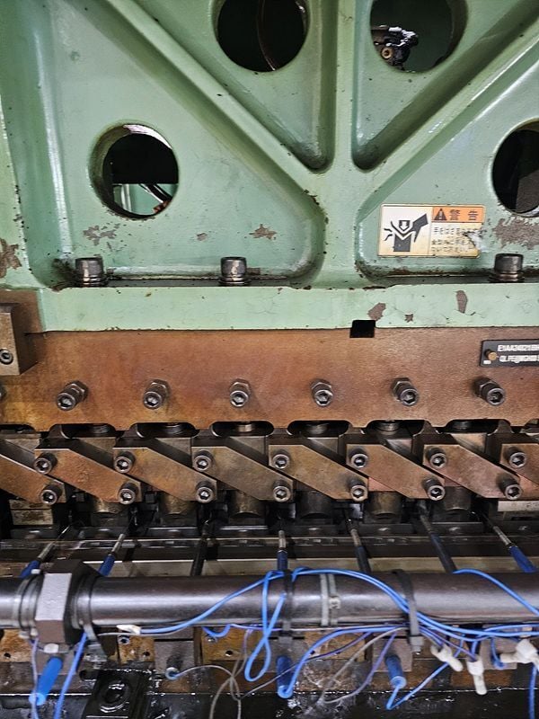 45 Ton, Asahi Seiki #STP-45, transfer press, 2.56" stroke, 13.78" Shut Height, 12 station die set, 3" pitch - Image 10