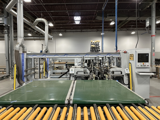 Weeke #Optimat-BST503/BST507, CNC Through Feed Boring Line, 98.4" L x 39.4" width, 2.4" thick max Workpiece - Image 5