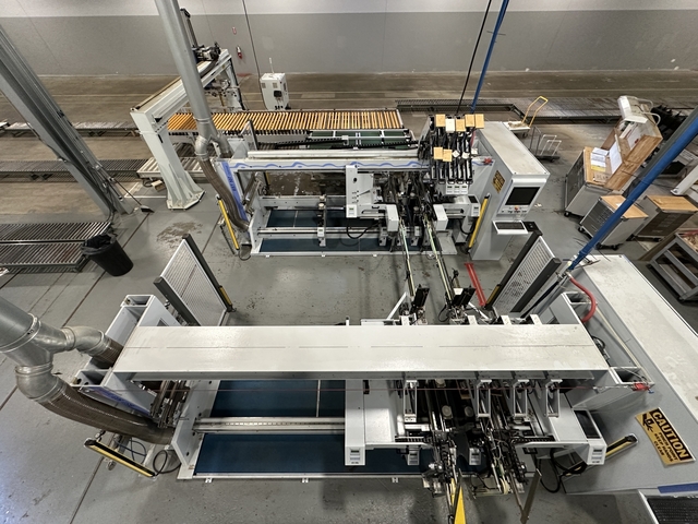 Weeke #Optimat-BST503/BST507, CNC Through Feed Boring Line, 98.4" L x 39.4" width, 2.4" thick max Workpiece - Image 8