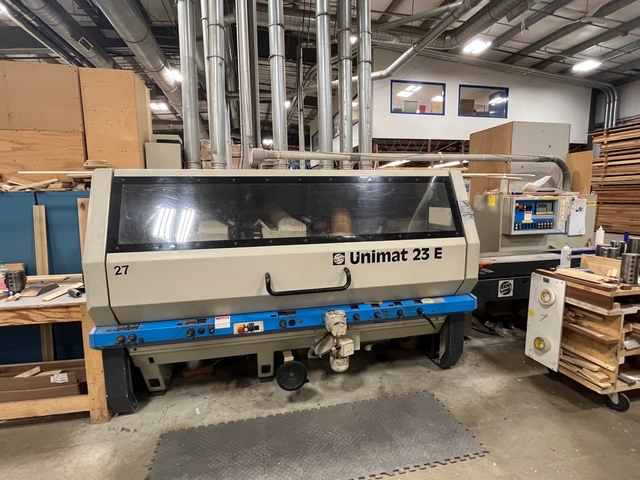Weinig #Unimat-23E, 6-Head Moulder, 9" x 6" capacity, 1.8" Spindle diameter, 10.5" Cutterheads, 11/15 kW, 230 - Image 1