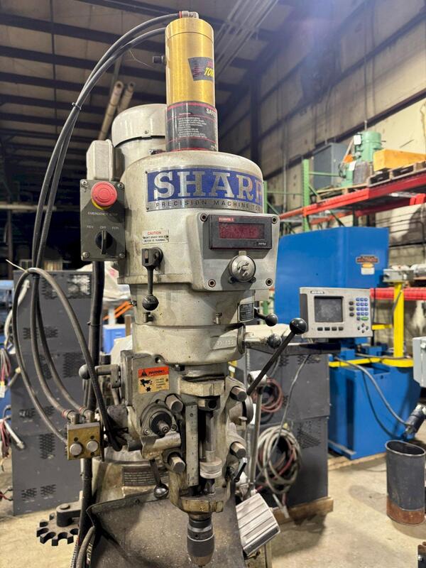 Sharp #LMV-42-DVS, manual vertical mill, 2013 - Image 10