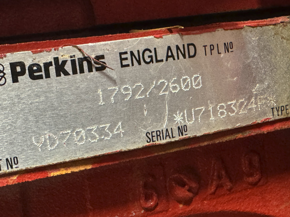Perkins Phaser #1006E-6T, engine YD Designation Fire Pump Engine, 14hrs - Image 2