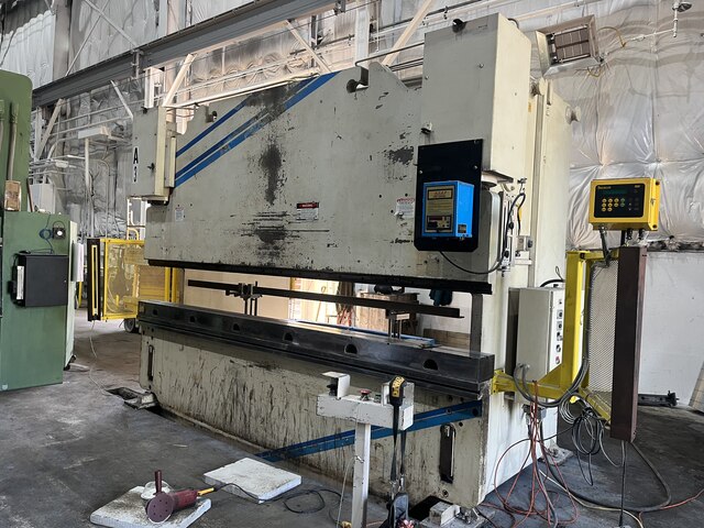 350 Ton, Wysong #MTH-350-144, hydraulic press brake, 12' overall, 126" between housing, 10" stroke, 9" Shut - Image 1