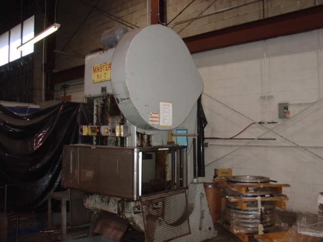 75 Ton, Minster #7, OBI press, 4" stroke, 17" SDAU, 21" open, 3.25" adj., 36" x24" bed, 100 SPM, Cieco Control - Image 2