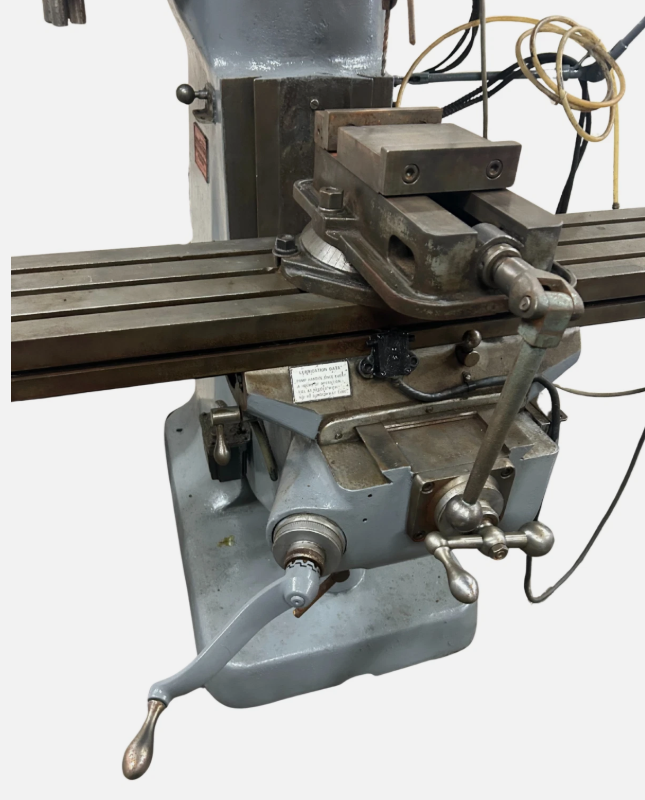 Bridgeport, vertical mill, 2J-83319-2, 9" x48" table, 2 HP, Reconditioned - Image 3