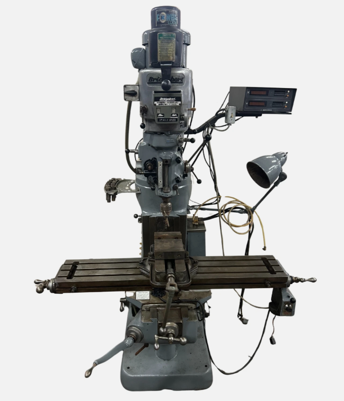 Bridgeport, vertical mill, 2J-83319-2, 9" x48" table, 2 HP, Reconditioned - Image 1