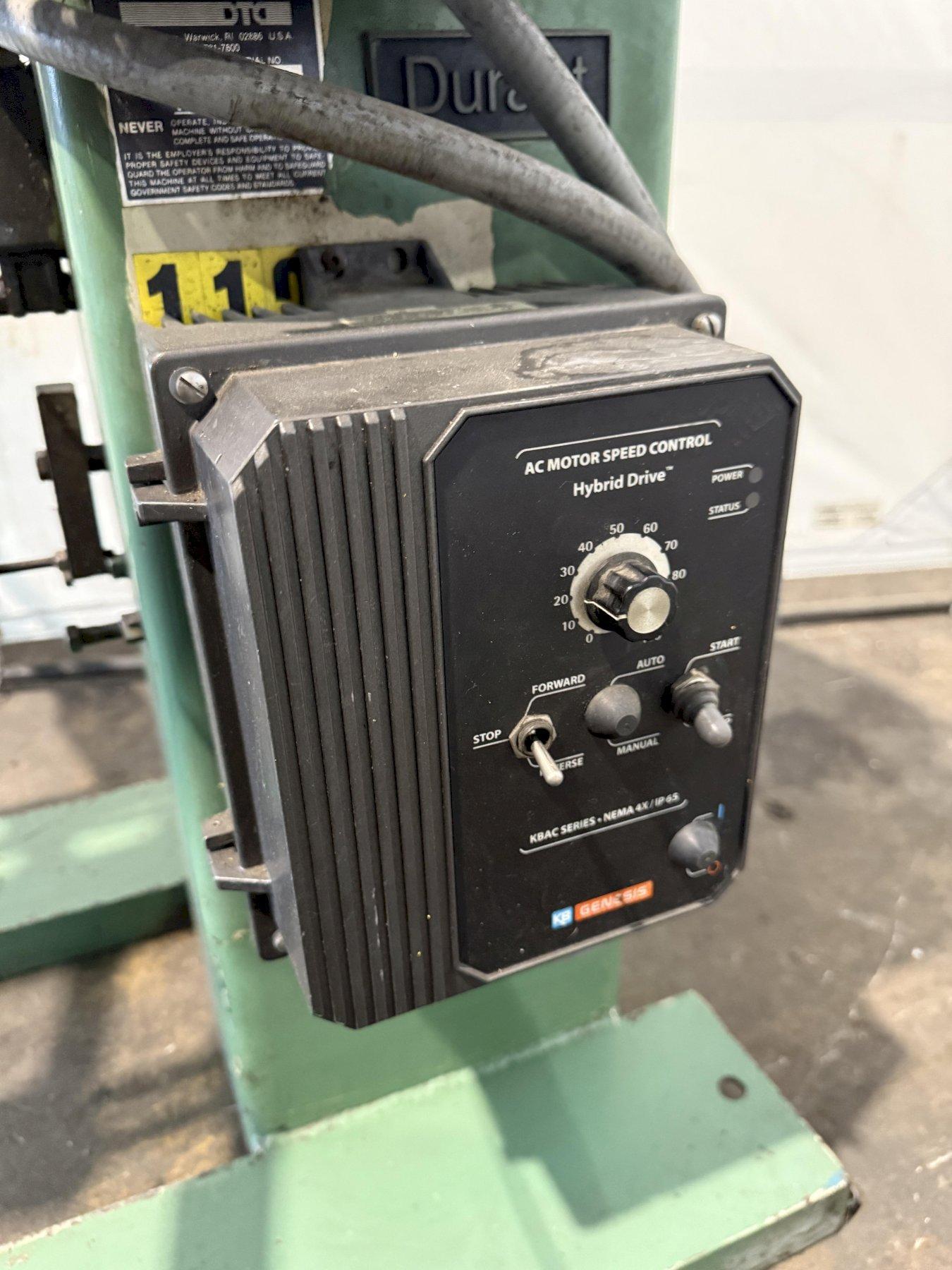 1800 lb. Rapid-Air #XL-1812-M, powered uncoiler, 48" outside dimensions, 16"-20" ID, 12" width, forward & - Image 4