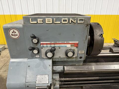 19" x 120" LeBlond #6E-Regal, engine lathe, 4-jaw chuck, 25-1000 RPM, 1-13/16" hole, thread dial, 3 point - Image 2