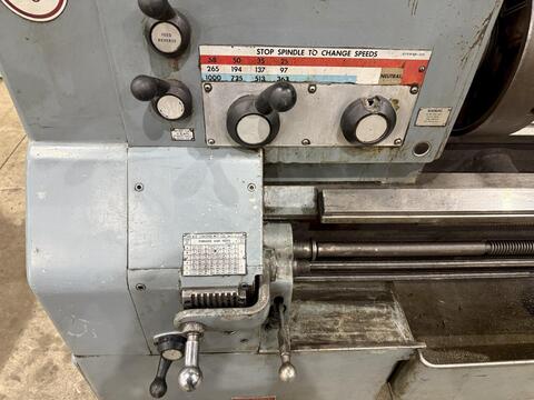 19" x 120" LeBlond #6E-Regal, engine lathe, 4-jaw chuck, 25-1000 RPM, 1-13/16" hole, thread dial, 3 point - Image 7