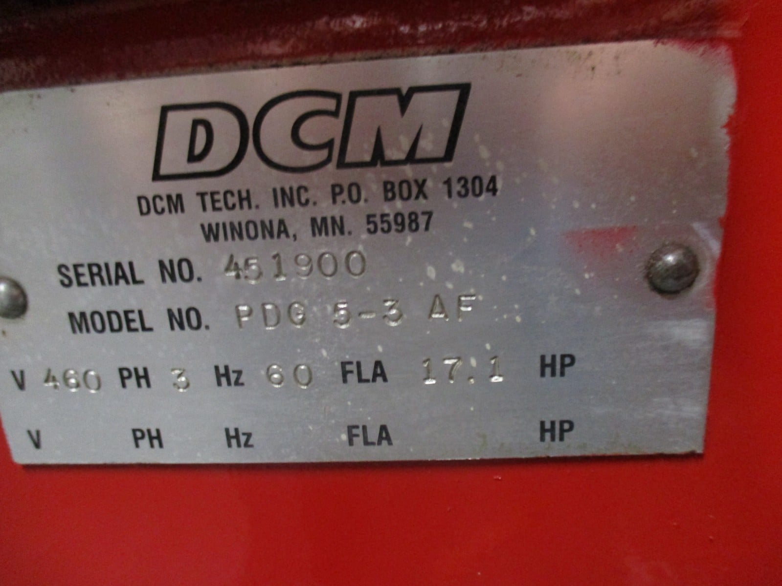 DCM #PDG 5-3 AF, rotary punch & die grinder - Image 8