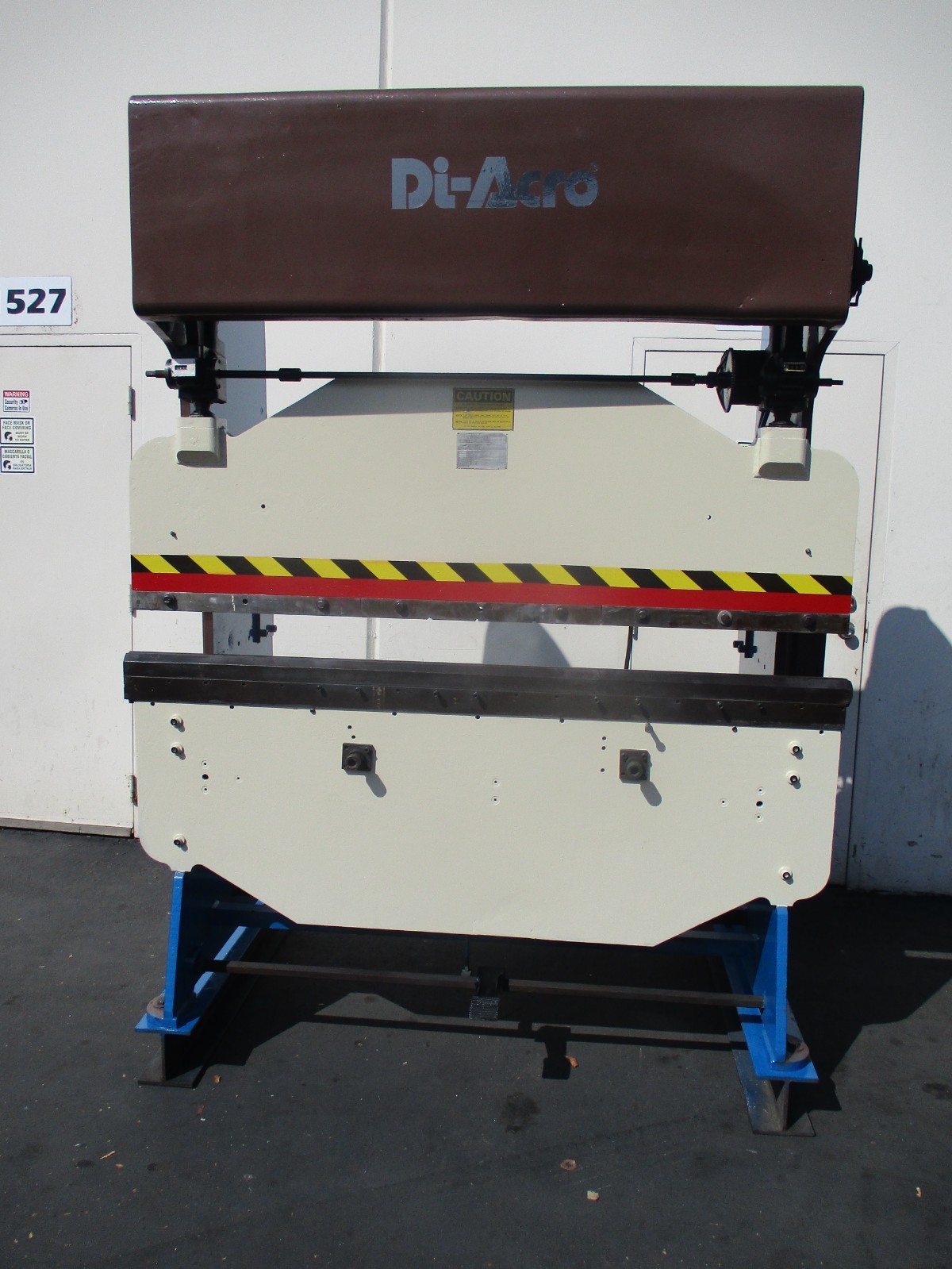 35 Ton, Diacro #14-72, hydra power mechanical press brake, 6' overall, 62" between housing, 2" stroke, 9" - Image 1