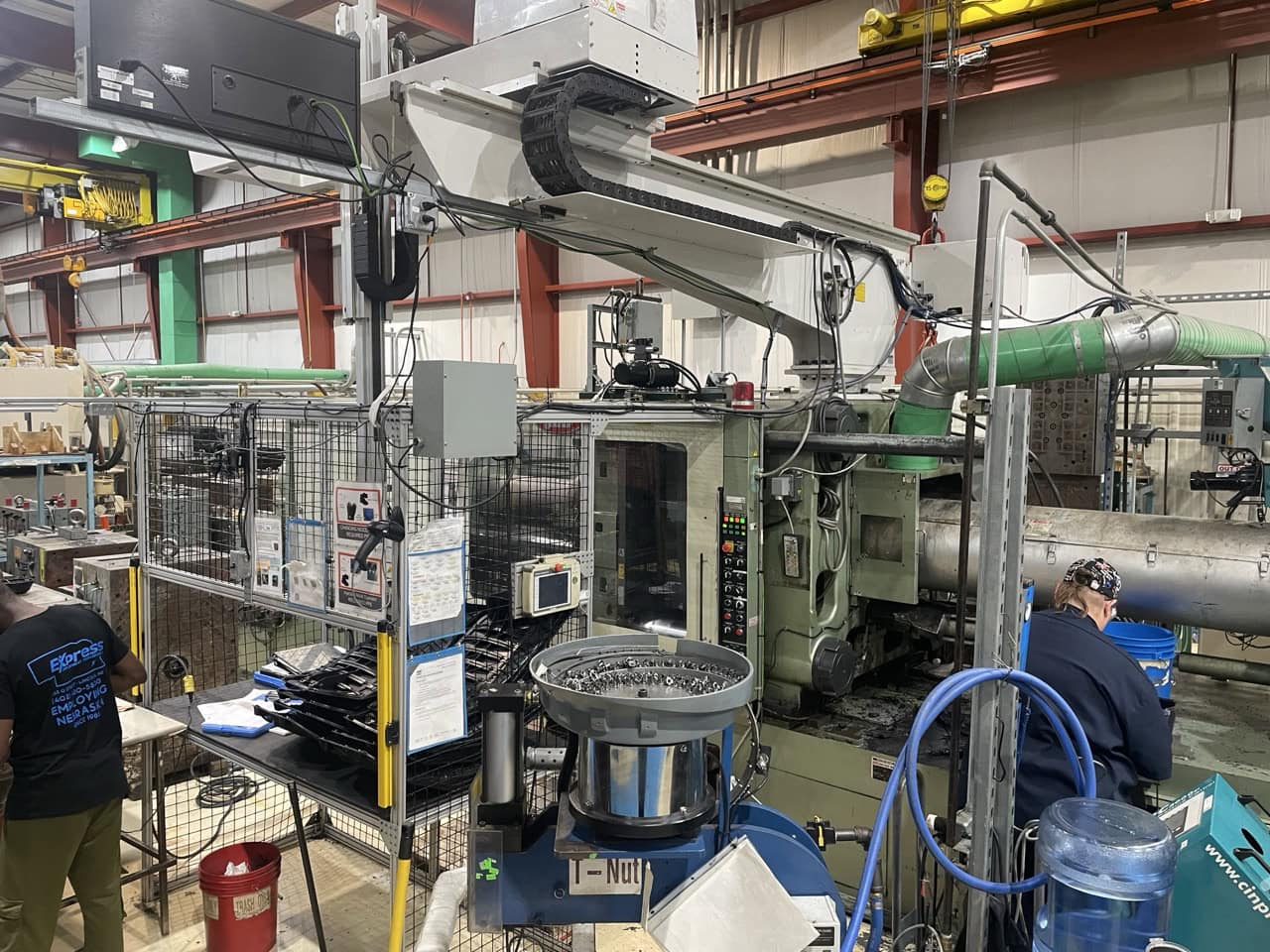 720 Ton, 131 oz., Nissei #PH660S420B, Injection Molding System, w/Yushin Robot & QC Cell, Turnkey, 55.1" x - Image 5