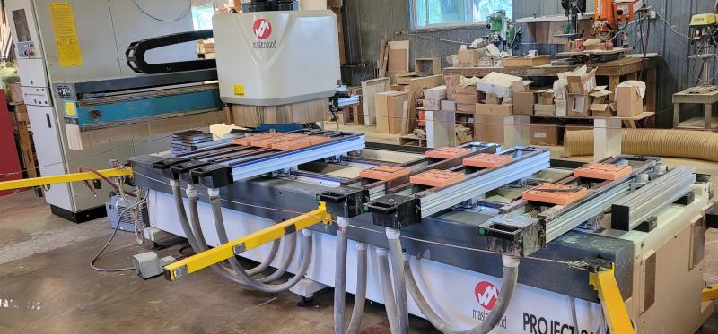 Masterwood #Project-317, CNC Machining Center, 102" X, 37" Y, 5" Z, 2.36" max Material thickness, 9 HP - Image 1