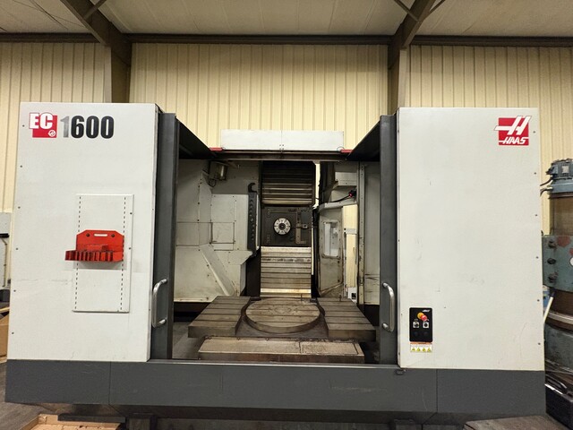 Haas #EC-1600, CNC horizontal machining center, 30+1 side mount tool changer, 64" X, 50" Y, 32" Z, 6000 RPM - Image 1