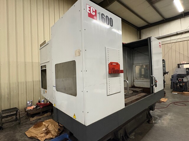 Haas #EC-1600, CNC horizontal machining center, 30+1 side mount tool changer, 64" X, 50" Y, 32" Z, 6000 RPM - Image 4