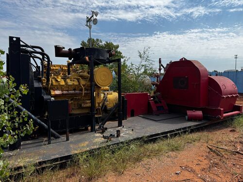 Ellis Williams #WH1000B, triplex mud pump, Caterpillar 3412E engine - Image 3