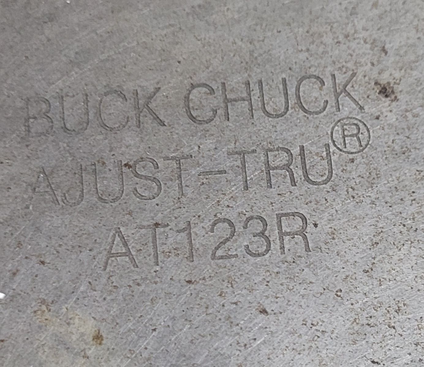 12" Buck #AT123RC, manual lathe chuck, 3-jaw - Image 2