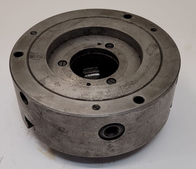 8" Bison, 3-jaw adjustable chuck - Image 2