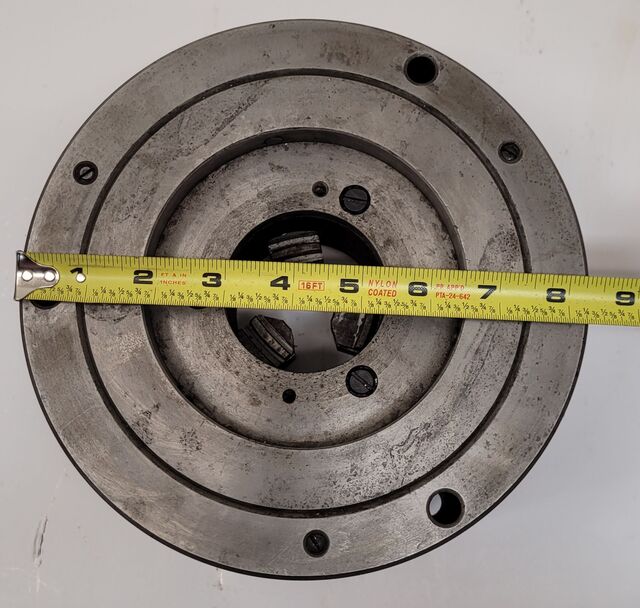 8" Bison, 3-jaw adjustable chuck - Image 3