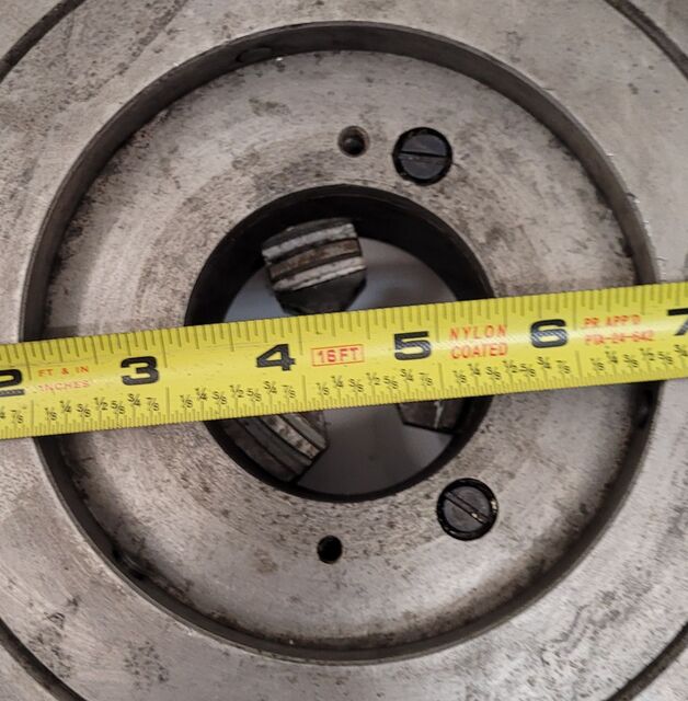8" Bison, 3-jaw adjustable chuck - Image 4