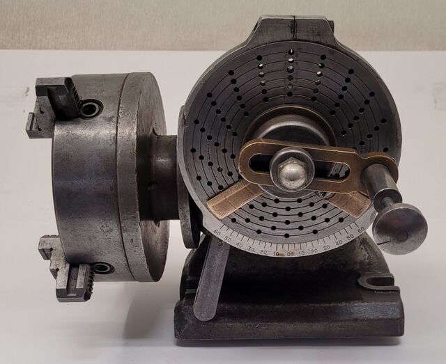 6" Ellis Dividing Head, 4 jaw chuck - Image 2