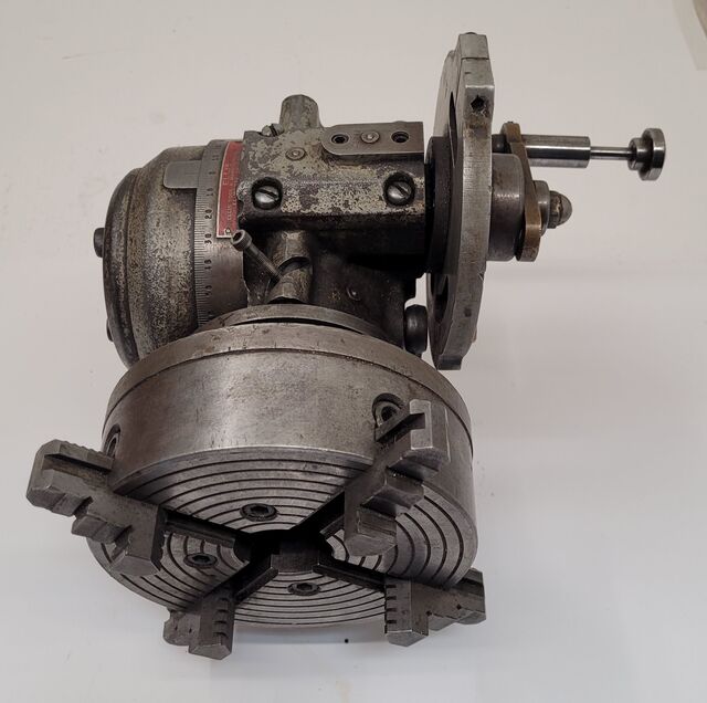 6" Ellis Dividing Head, 4 jaw chuck - Image 9