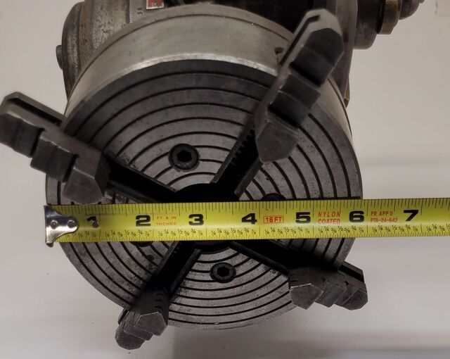 6" Ellis Dividing Head, 4 jaw chuck - Image 10