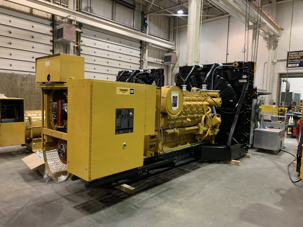 1250 KW Caterpillar #3512, diesel generator set, 600 Volts, 1800 RPM, 1986 - Image 4