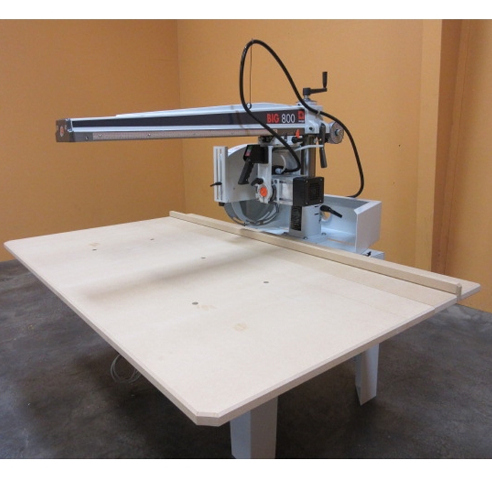 Maggi #Big-800CE, Radial Arm Saw, 4 Hp, 2800 RPM, 230 V., 3ph, 16" blade, 1" arbor, 73.23" x 45.08" table, New - Image 3