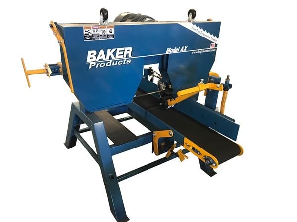 Baker #AX, Single Head Resaw, 12" x 12", 120 FPM, 30 HP, TEFC, New - Image 1