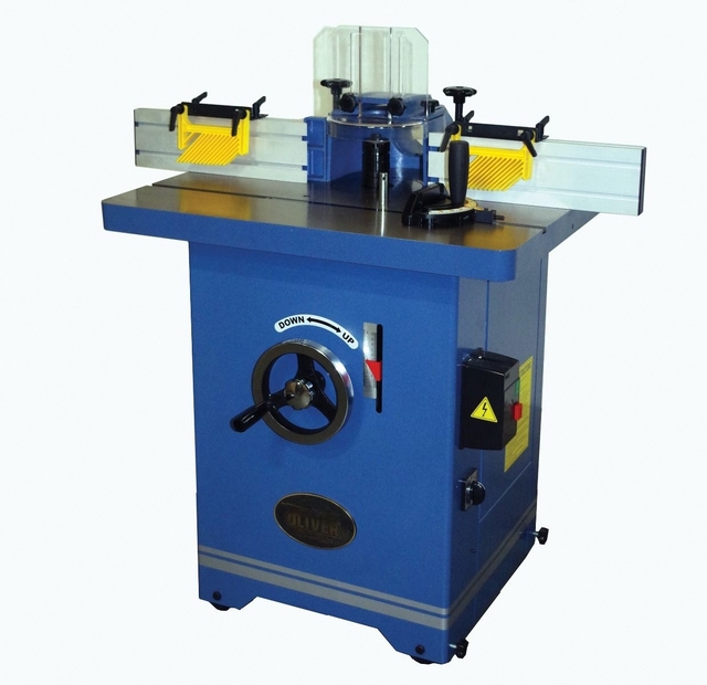 Oliver #10047.001, Shaper, 3HP, 1Ph, 1-1/4" spindle diameter, 6-1/4" table opening, 32" x 26" table, New - Image 1