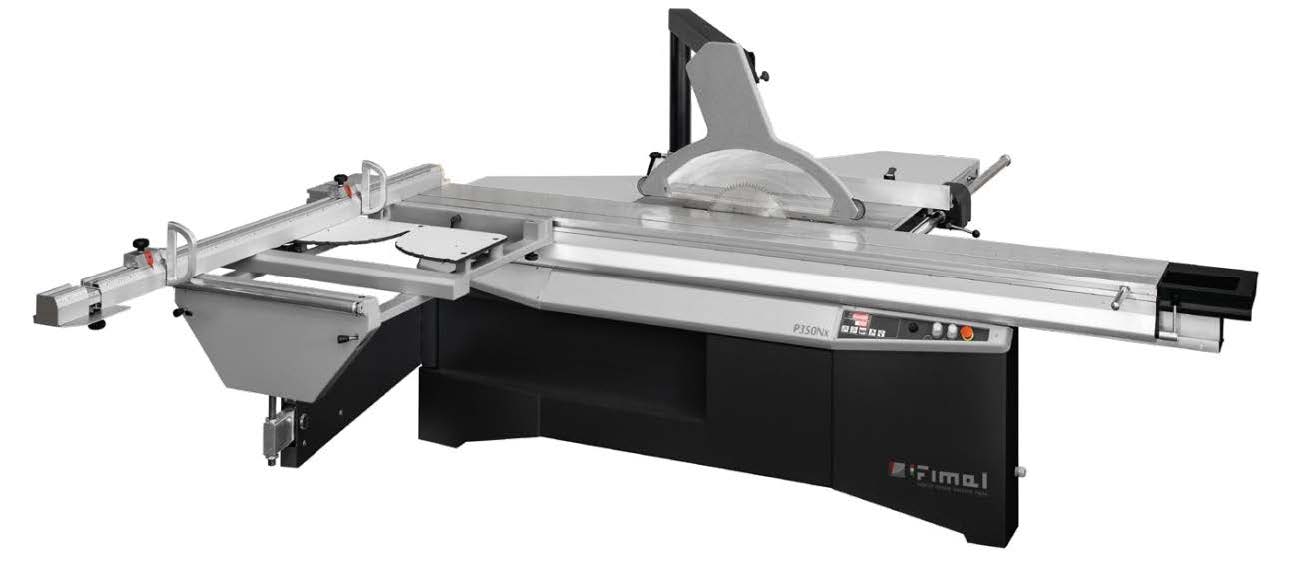 Fimal #P350NX, Sliding Table Saw, 13.8" blade, 1.2" bore, 3000/4600 RPM, 5-3/8 HP, New - Image 1