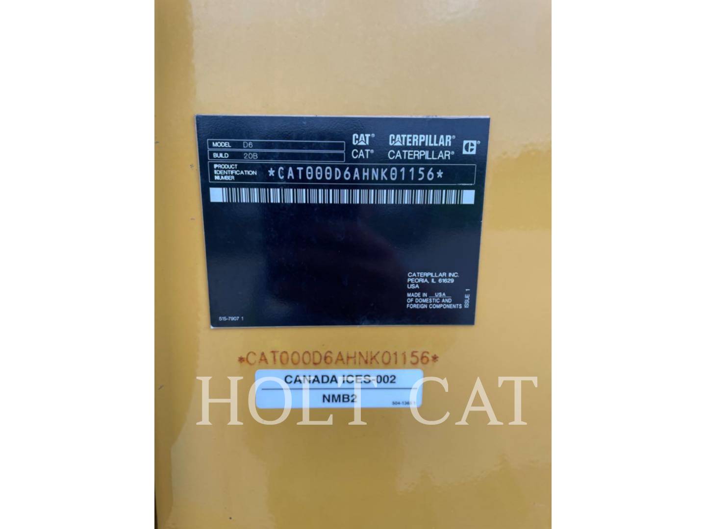 Caterpillar D6 3D, Crawler Dozer, 833 hours, S/N: HNK01156, 2024 - Image 6