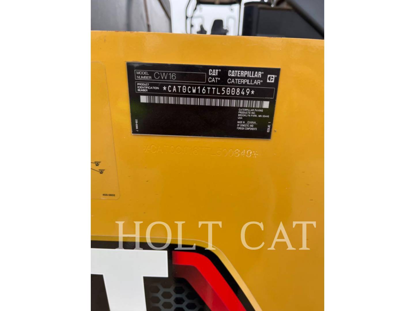 Caterpillar CW16, Vibratory Single Drum Asphalt, 254 hours, S/N: TL500849, 2024 - Image 6