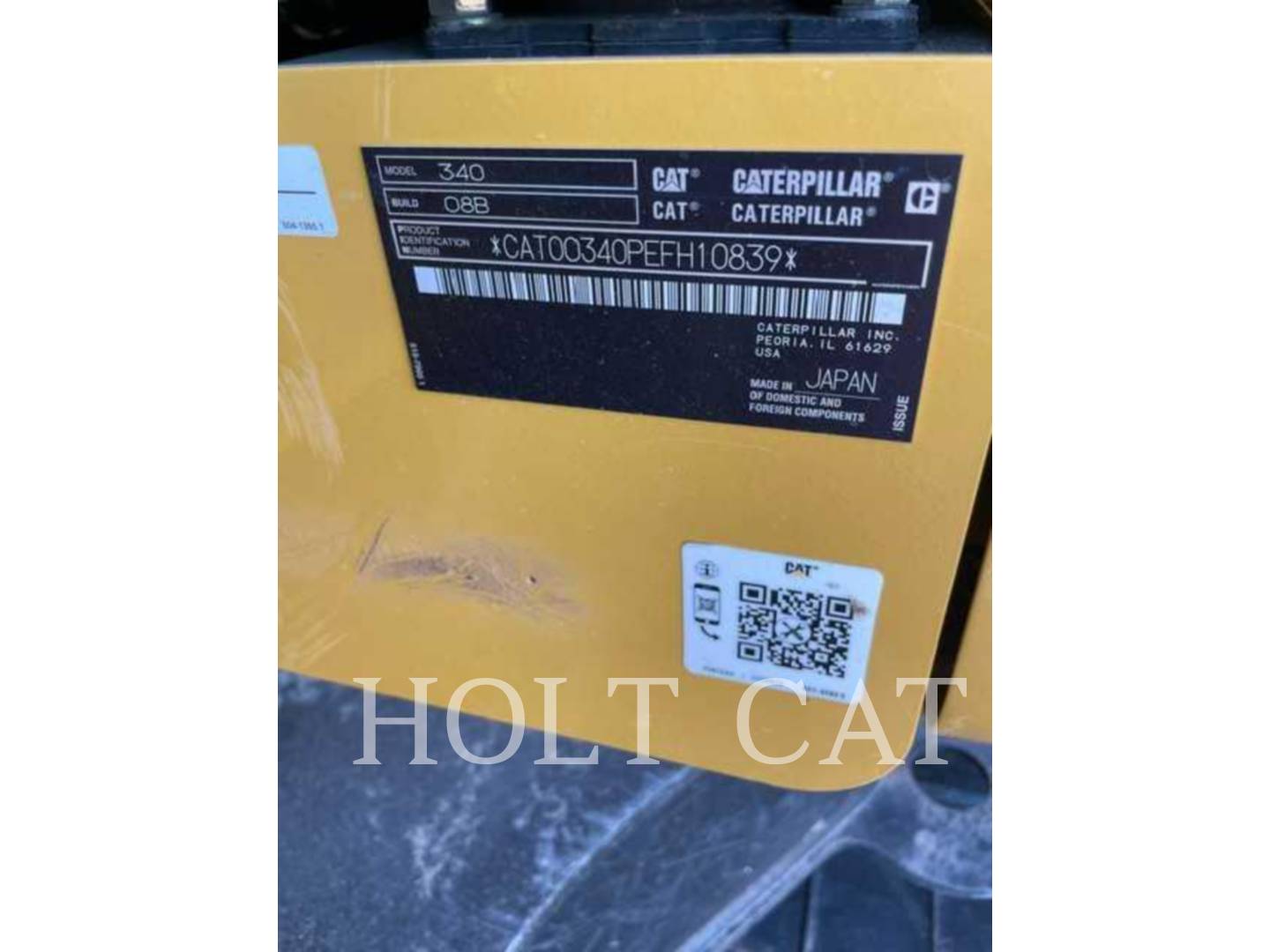 Cat 340 12 TC, Wheel Loader, 2161 hours, S/N: EFH10839, 2023 - Image 6